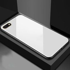 Защитный чехол Glass для Huawei Y5 Prime 2018 / Huawei Honor 7A Белый
