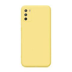 Защитный чехол Liquid Case Full Camera для Xiaomi Poco M3 Желтый