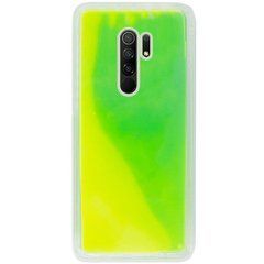 Захисний чохол Neon с песком для Xiaomi Redmi 9 Зелений