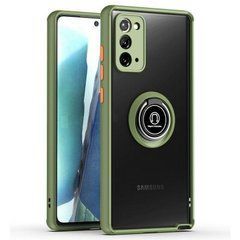 Защитный чехол Ring Buttons для Samsung N980F Galaxy Note 20 Зеленый