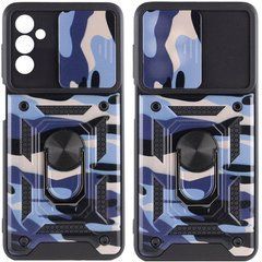 Защитный чехол Camo Ring Lock для Samsung Galaxy M23 5G / M13 4G Фиолетовый