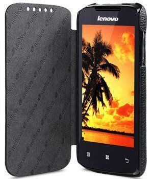 Чехол-книжка Melkco Book для Lenovo A390 Черный