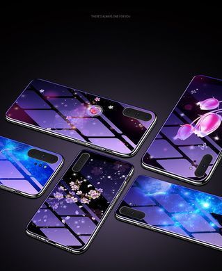 Защитный чехол Fantasy с глянцевыми торцами для Samsung N975F Galaxy Note 10 Plus (цветы) Малиновый