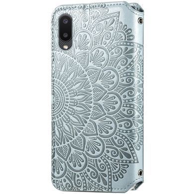 Чехол-книжка Flower Book для Samsung A022F Galaxy A02 Серый