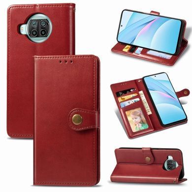 Чехол-книжка Polera Book для Xiaomi Mi 10T Lite / Redmi Note 9 Pro 5G Красный