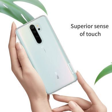 TPU чехол Nillkin Nature для Xiaomi Redmi Note 8 Pro Прозрачный