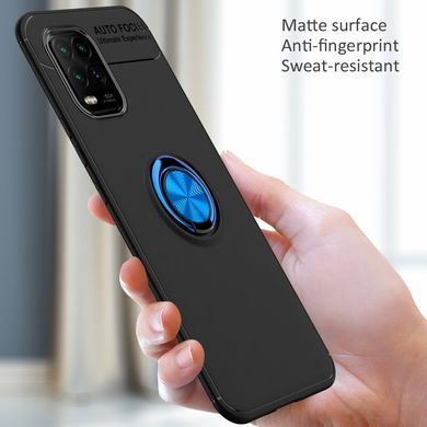 Захисний чохол Color Ring для Xiaomi Mi 10 Lite Чорний