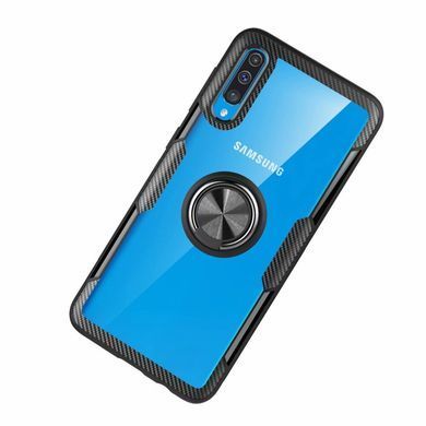 Защитный чехол Crystal Ring для Samsung A505F Galaxy A50 / A507F Galaxy A50s / A307F Galaxy A30s Черный