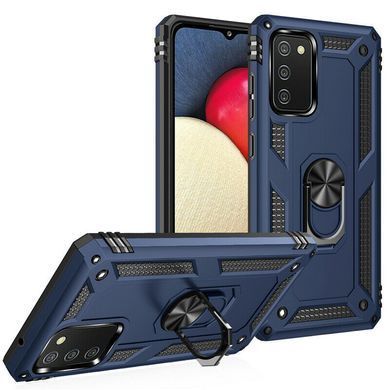 Защитный чехол Kvadrat Ring для Samsung A025 Galaxy A02s Синий
