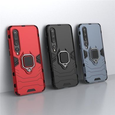 Захисний чохол Strong Guard Ring для Xiaomi Mi 10 / Mi 10 Pro Чорний