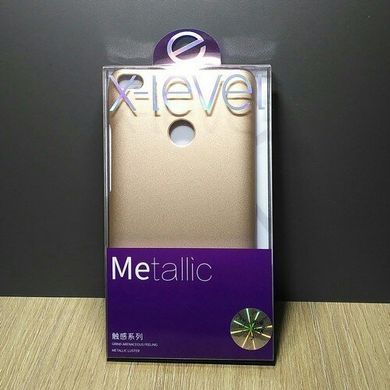 Защитный чехол X-level Metallic для Xiaomi Mi Max 2 Золотистый