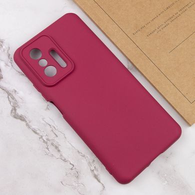 Защитный чехол Lakshmi Case Full Camera для Xiaomi 11T / 11T Pro Бордовый