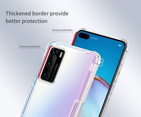 TPU чохол Nillkin Nature для Huawei P40 Прозорий
