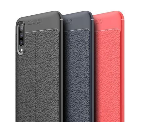Защитный чехол Leather для Samsung A505F Galaxy A50 / A507F Galaxy A50s / A307F Galaxy A30s Черный