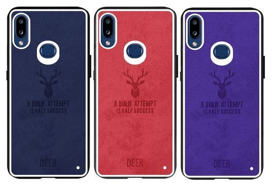 Захисний чохол Deer Textile для Samsung A107F Galaxy A10S / M017F Galaxy M01s Сірий
