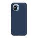 Захисний чохол Liquid Case Full Cover для Xiaomi Mi 11 Dark Blue