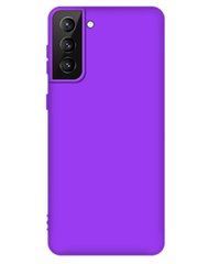 Защитный чехол Liquid Case Full Cover для Samsung Galaxy S21 Фиолетовый