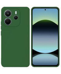 Защитный чехол Liquid Case Full Camera для Xiaomi Redmi Note 14 4G Зеленый