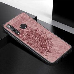 Защитный чехол Textile Decor для Huawei Honor 9X / Honor 9X Pro (без выреза под сканер) Розовый