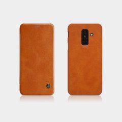 Чохол-книжка Nillkin Qin для Samsung A605 Galaxy A6 Plus / Galaxy J8 Plus 2018 Коричневий