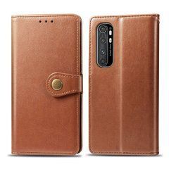 Чохол-книжка Polera Book для Xiaomi Mi Note 10 Lite Коричневий