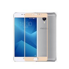 Захисне скло Color Frame для Meizu M5 Note Золотий