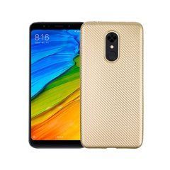 Захисний чохол Carbon TPU для Xiaomi Redmi 5 Золотий