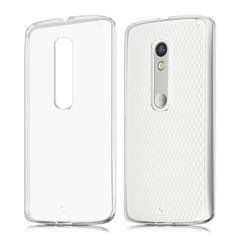 Защитный чехол Clear TPU для Motorola X Play Прозрачный