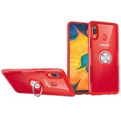 Защитный чехол Crystal Ring для Samsung A205F Galaxy A20 / A305F Galaxy A30 2019 Красный