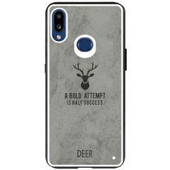 Захисний чохол Deer Textile для Samsung A107F Galaxy A10S / M017F Galaxy M01s Сірий