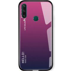 Защитный чехол Hello для Huawei Y6p Малиновый