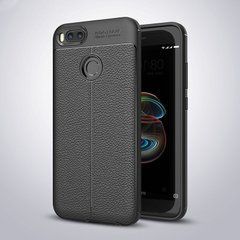 Защитный чехол Leather для Xiaomi Mi5x / Mi A1 Черный