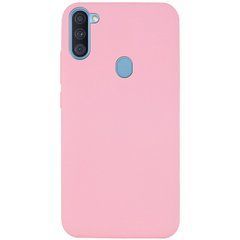 Захисний чохол Liquid Case Full Cover для Samsung A115F Galaxy A11 / Galaxy M11 Рожевий