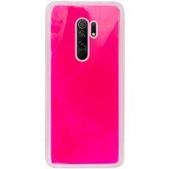Захисний чохол Neon с песком для Xiaomi Redmi 9 Рожевий