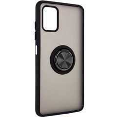 Защитный чехол Ring Buttons для ZTE Blade A71 Черный