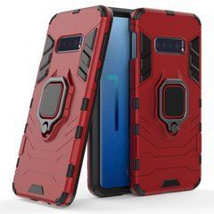 Защитный чехол Strong Guard Ring для Samsung G973F Galaxy S10 Красный