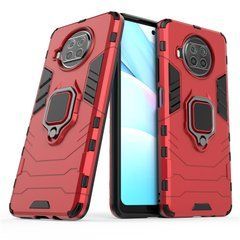 Защитный чехол Strong Guard Ring для Xiaomi Mi 10T Lite / Redmi Note 9 Pro 5G Красный