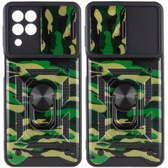 Захисний чохол Camo Ring Lock для Samsung Galaxy M33 5G Зелений