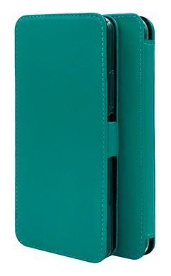 Чехол из натуральной кожи Genuine Leather Book для Huawei Honor 9 2017 (без функции подставки) Бирюзовый