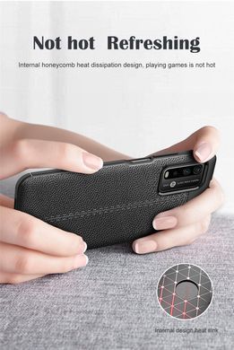 Защитный чехол Leather для Xiaomi Redmi Note 9 4G / Redmi 9 Power / Redmi 9T Черный