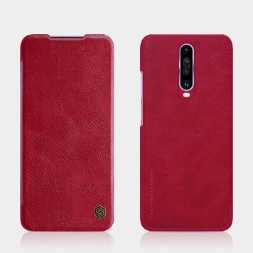 Чехол-книжка Nillkin Qin для Xiaomi Redmi K30 / Poco X2 Красный