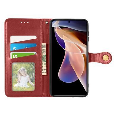 Чохол-книжка Polera Book для Xiaomi Redmi Note 11 Pro (Global) / Note 11 Pro 5G Червоний