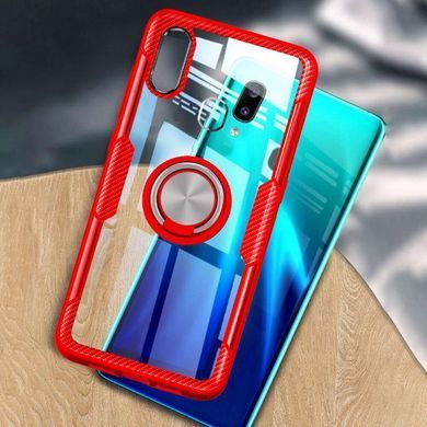 Защитный чехол Crystal Ring для Samsung A205F Galaxy A20 / A305F Galaxy A30 2019 Красный
