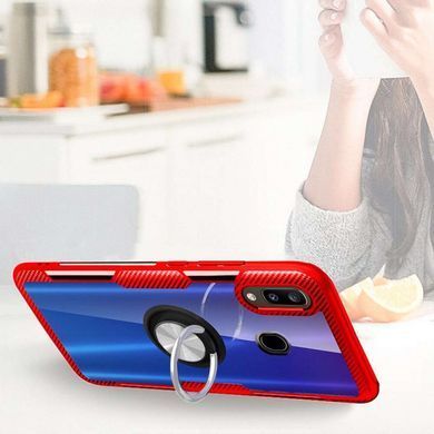 Защитный чехол Crystal Ring для Samsung A205F Galaxy A20 / A305F Galaxy A30 2019 Красный