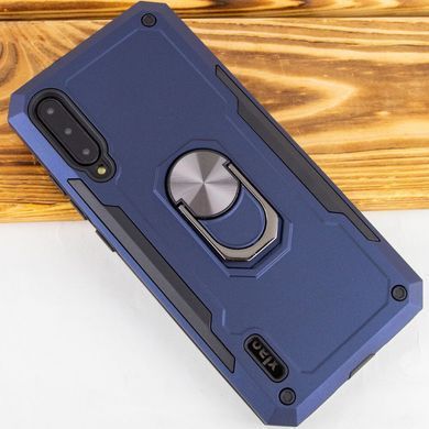 Захисний чохол Kvadro Ring для Xiaomi Mi A3 / Mi CC9e (Синій, темний)
