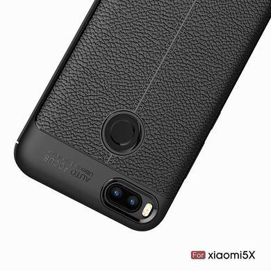 Защитный чехол Leather для Xiaomi Mi5x / Mi A1 Черный