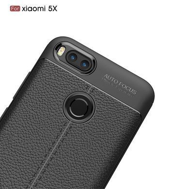 Защитный чехол Leather для Xiaomi Mi5x / Mi A1 Черный