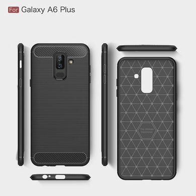 Защитный чехол Slim TPU для Samsung A605 Galaxy A6 Plus / Galaxy J8 Plus 2018 Черный