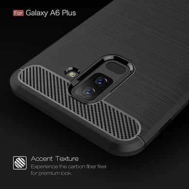 Защитный чехол Slim TPU для Samsung A605 Galaxy A6 Plus / Galaxy J8 Plus 2018 Черный