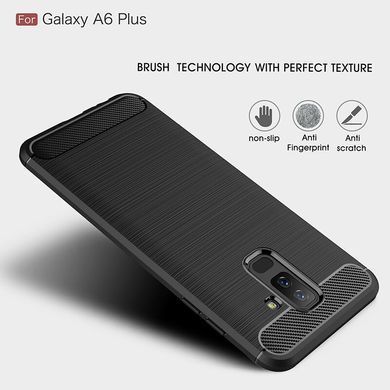 Защитный чехол Slim TPU для Samsung A605 Galaxy A6 Plus / Galaxy J8 Plus 2018 Черный